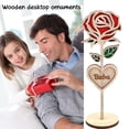 thumbnail image 4 of Mother's Day Roses Lasers Cut Art Wood Flower Heart Love Gift. C4P4 Mama, 4 of 8
