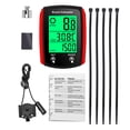 thumbnail image 2 of Biker Speedometer,Wired Mountain Road Bike With Mountain Road Waterproof With Mountain Computer Waterproof With Bike Computer Led Odo-meter Computer Lanru Buzhi Huiop, 2 of 7