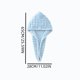 thumbnail image 3 of Toalla para secar el cabello | Toalla súper absorbente de secado rápido para mujeres | Turbante de microfibra suave para cabello largo y rizado, 3 of 6