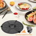 thumbnail image 7 of Grill Pan for Chefman Dash Powerxl 2 QT Bella 1.6 QT Air Fryer, 6.1'' Air Fryer Replacement Tray Rack Parts Accessories Crisper Plate Grill Plate, 7 of 7