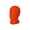 Orange 1 Hole, variant on 3-Hole Knitted Full Face Cover Ski Mask Soft Winter Balaclava Cap Warm Knit Full Face Mask