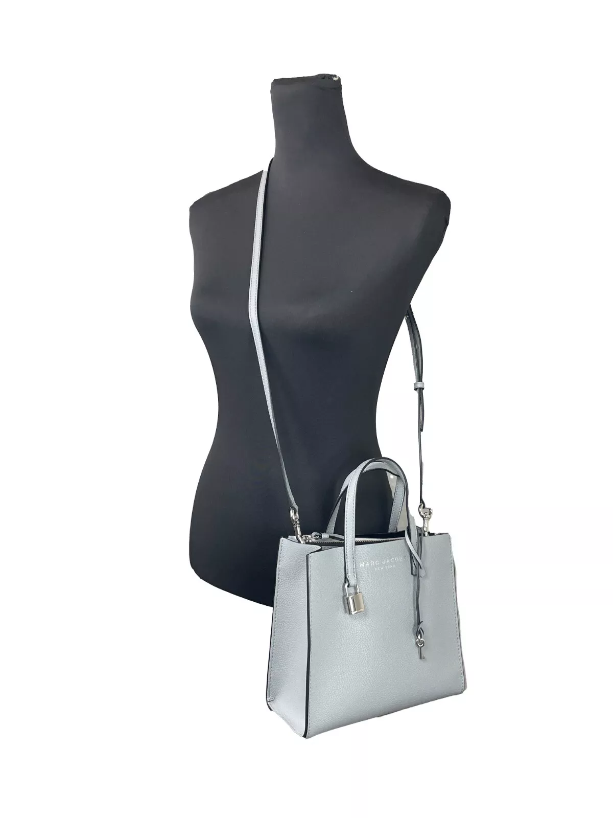 MARC JACOBS　GRIND MINI TOTE BAG Marc Jacobs Designer Handbag - Grind Mini Blue Heaven