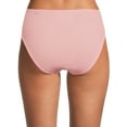 thumbnail image 3 of No Boundaries Juniors' Ribbed Cotton Hi Cut Bikini, 3-Pack, Sizes XS-XXL, 3 of 3