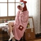 thumbnail image 1 of Camisón Pijamas De Manga Larga Otoño E Invierno Para Mujer Sue Algodón Terciopelo Coral Terciopelo Espesado Traje De Casa, 1 of 5