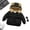 Black, variant on ATOGUTA Kids Jackets Girls Warm Winter Coat Windproof Rain Jacket Snow Coat Black, Size 1T-6