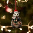 thumbnail image 5 of Opossum Christmas Ornament, Handmade Upside-Down Opossum Ornament for Christmas Tree, Nature-Themed Animals Possum Ornaments Hanging Decor, Opossum Gifts for Women Men (D), 5 of 7