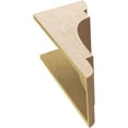 thumbnail image 6 of 11"W x 11"D x 22"H Wide New Brighton Rough Cedar Woodgrain TimberThane Corbel, Primed Tan, 6 of 6