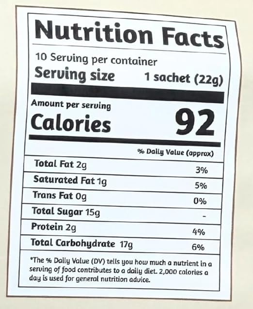 Amrute Vanilla Chai Tea Latte 10 Single Serves, Instant Chai Drink Mix
