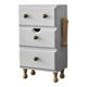 thumbnail image 1 of Caja de madera para guardar joyas, accesorios y accesorios, a prueba de polvo, rústica. Blanco, 1 of 9