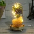 thumbnail image 2 of Wovilon Sunflower Gifts for Women, Lighted Sunflowers in Glass Dome(Blue), LED Sunflower Lamp, Romantic Gifts for Her on Mother's Day, Birthday, Home Office Decoration, 2 of 2