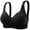 Black, variant on Penkiiy Women Bras Woman's Fashion Bowknot Printing Comfortable Hollow Out Bra Underwear No Rims Beige Bras