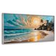 thumbnail image 1 of Cuadro Decorativo Marco Flotante Cielo sobre Tulum 120x60 Marco Plateado, 1 of 3