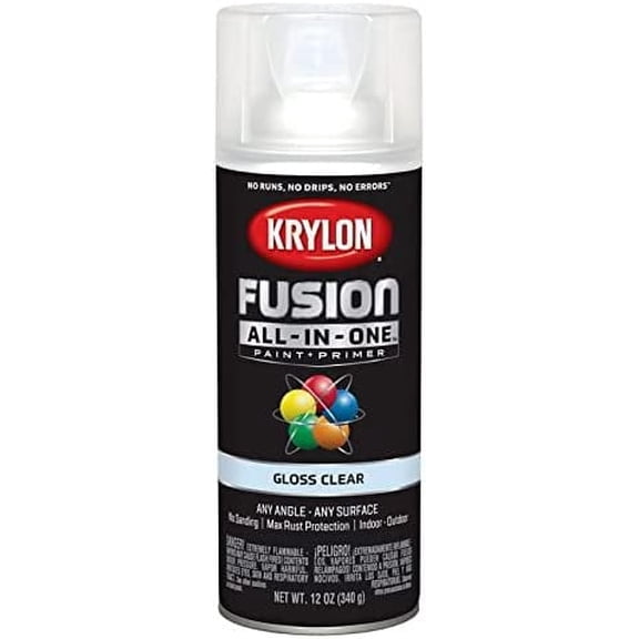 Krylon Fusion Clear Gloss 12 oz Spray Paint