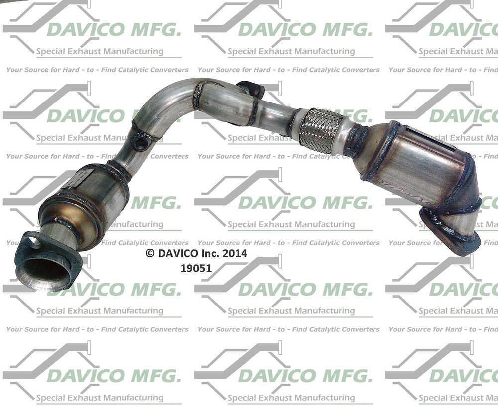 Davico Mfg Catalytic Converter P/N:19051 Fits select: 2000-2007 FORD TAURUS, 2000-2005 MERCURY SABLE