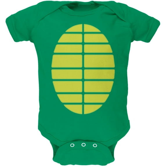 Turtle Costume Kelly Green Soft Baby One Piece