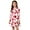 Watermelon Red A1, variant on Valentine's Day Dresses for Girls Cute Casual A-Line Dress Crew Neck Long Sleeve Party Dress Size 4-14