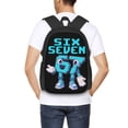thumbnail image 5 of Six Seven Emojis Backpack Fashion Travel Backpack Laptop Backpack Simple And Large Capacity Backpack 16.5 Inch, 5 of 9