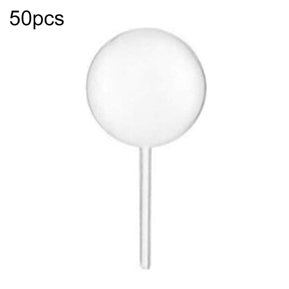 GROFRY Liquid Dropper 50Pcs 4ml Disposable Heart Round Shape Liquid