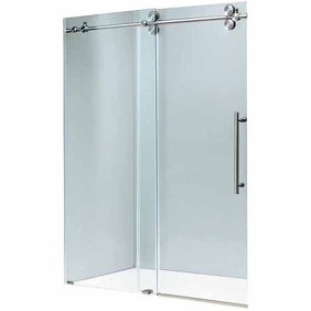 Vigo Vg6041stcl4874 48 Inch Frameless Shower Door 3 8 Quot Clear