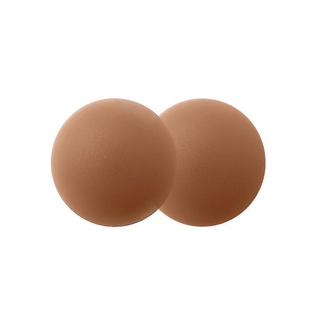Cache-Tétons Ultra Fins - Coussinets en Silicone Auto-Adhésifs et Réutilisables pour Femmes, Diamètre 8cm, Couleur Peau