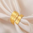 thumbnail image 6 of Punk Skull Spoon Ring for Women Men Adjustable Open Statement Fashion Rose Flower Cross Wrap Finger Thumb Rings Stainless Steel Gold Plated Fashion Comfort Fit Jewelry Gothic Unisex, 6 of 6