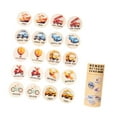 thumbnail image 4 of Xuanheng Kids Memory Game, Matching Toys, Development Early Learning, with 20 Wood Cards, Educational Toys for Birthday,Travel Age 3-6 Traffic Pattern, 4 of 8