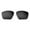 Black, variant on Walleva Ice Blue Mr.Shield Polarized Replacement Lenses for Oakley Targetline Sunglasses