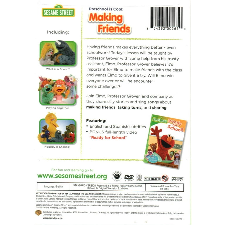 CD+DVD!America with Friends / LIVE at 〜 Sesame Street: Preschool Is Cool: Making Friends (DVD