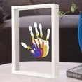 thumbnail image 1 of Handprint Frame Hand Casting Kit DIY Craft Keepsake Family Couples Memory Wooden Base Art Project Activity, 1 of 3