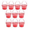 thumbnail image 1 of Cesta de fruta de 10 piezas, cesta pequeña para recoger fruta, cesta de la compra, cesta para recoger fresas con asa, 1 of 8