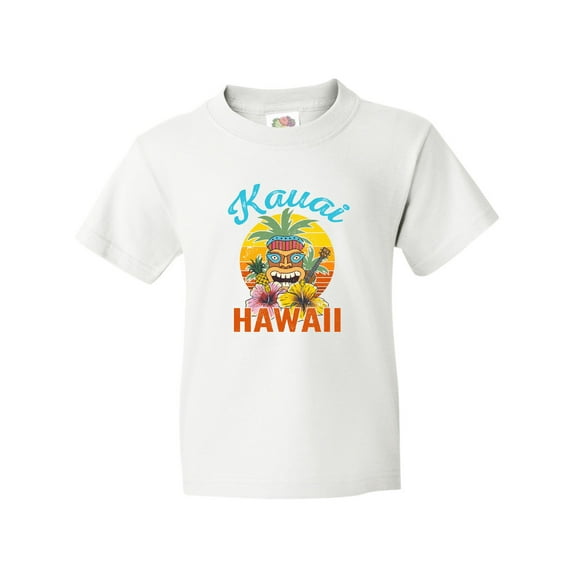 Inktastic Kauai Hawaii Vacation Tiki Youth T-Shirt