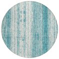 thumbnail image 2 of Addison Rugs Chantille Indoor/Outdoor Transitional Stripes Teal Washable Round Rug, 8' x 8', 2 of 6