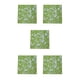 thumbnail image 2 of Panel divisor de habitación DIY Yuarrent PVC plegable Mariposas verdes 4 Uds, 2 of 6