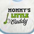thumbnail image 4 of Inktastic Mommys Little Caddy with Golf Club and Ball Boys or Girls Baby Bib, 4 of 4