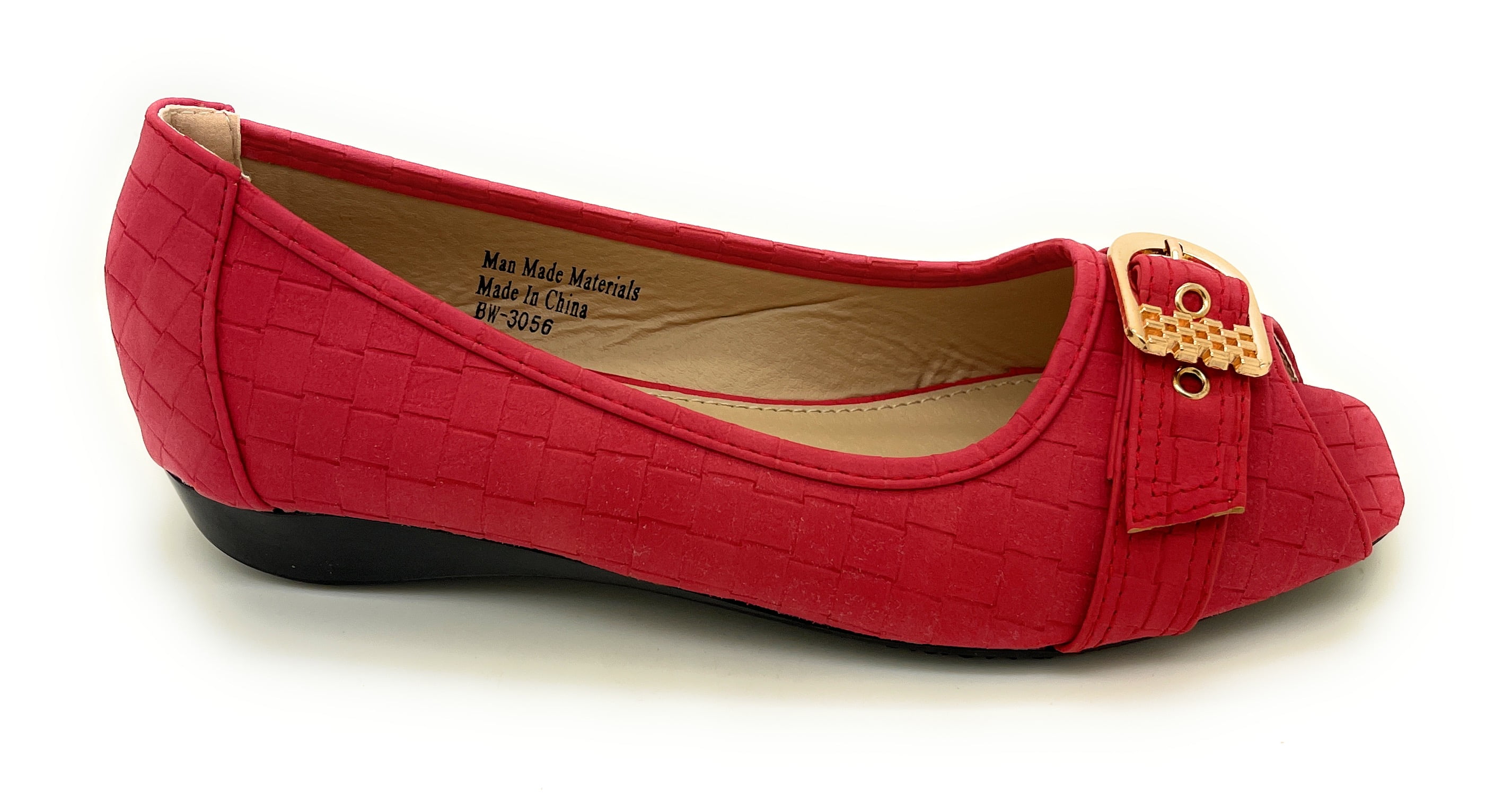 Open Toe Wedge Flat