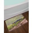 thumbnail image 2 of Salamander Bath Mat, Picturesque of a Walking Animal on Branch with Moss Blurry Background Print, Plush Bathroom Decor Mat with Non Slip Backing, 29.5" X 17.5", Multicolor, by Ambesonne, 2 of 2