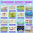 thumbnail image 2 of Montessori Busy Book for Kids, Preschool Kindergarten Learning Activities, Autism Sensory Toys, Travel Toys, Gifts for Girls and Boys 3 4 5 6 7 8 Years, 2 of 7