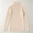 thumbnail image 2 of ClothesFuns Girls Turtleneck Sweater Teen Cute Ribbed Long Sleeve Knit Pullovers Kids Fall Winter Casual Warm Sweaters Tops, 2 of 9