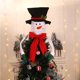 thumbnail image 2 of Decoración Del Árbol De Navidad Papá Noel Lindo / Estilo Muñeco De Nieve Decoración De La Habitación De Navidad Decoración De Fiesta Festiva Para El Hogar Árbol De Navidad Advancent HA027572-02, 2 of 7