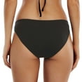 thumbnail image 2 of Aayomet Women's Strappy Bikini Bottom Full Coverage Swim Briefs,Black M, 2 of 5