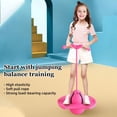 thumbnail image 2 of Balance Jumping Ball, Pogo Jumper with Handle and Ball Pump, Indoor & Outdoor Fun, Perfect for Balance, Coordination, And Fitness, 2 of 8