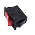 thumbnail image 6 of HQRP 2-Pack ON Off Red Rocker Switch 2-Prong 16A 125V Compatible with Dewalt 5140069-87 DWFP55120 STFP70635MJ Air Compressor, UL Listed, 6 of 7