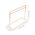 thumbnail image 4 of Shisuyan Minimalist Iron Doll Garment Rack Rose Gold 1Pcs 9.8X8.3X3.1In, 4 of 8