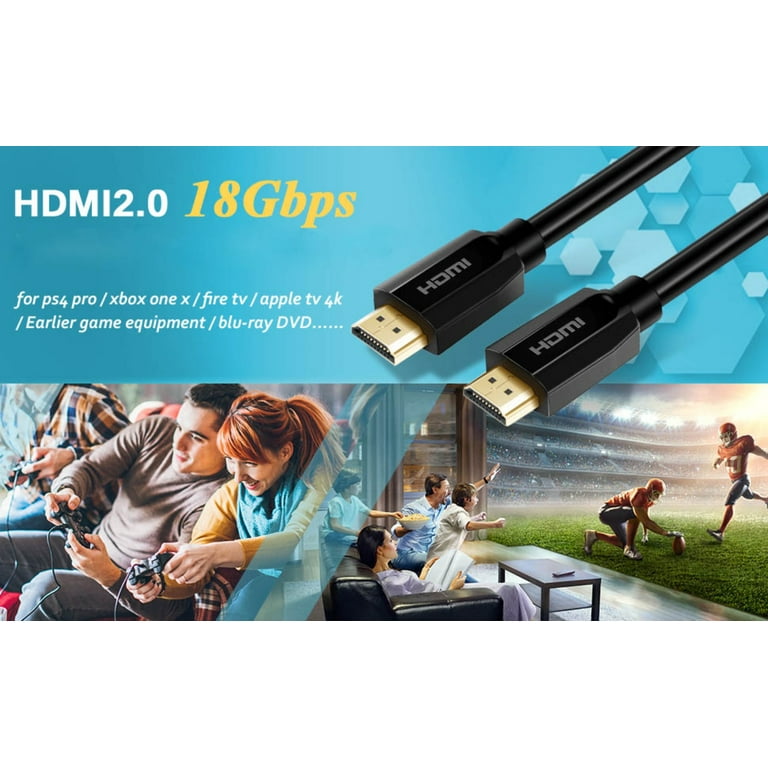 4k 60hz HDMI Cable 10ft/3m, Hdmi 2.0 Cable ,Hdmi Wires for Ps5