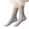 thumbnail image 2 of HUPOM 1 Pair Socks for Women Summer Clearance Fashion Crew Breathable Casual Socks Gray, 2 of 6