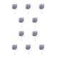 thumbnail image 3 of Bearachild Poliéster Elegante Ramillete De Boda Broches Accesorios Delicados Y Refinados Durable Y Duradero gris claro gris claro 10Conjunto, 3 of 6