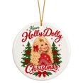 thumbnail image 2 of Dolly Memorial Parton Christmas Ornament Commemorative Hanging Tree Pendant for Home Office Shelf Decor Dolly Gifts for Women Festive Party Accessories, 2 of 6