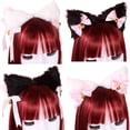 thumbnail image 4 of Diadema De Lolita De Anime Dulce Y Adorable Para Mujer, Orejas De Gato De Peluche Peludas, Aro Para El Pelo, Campanas Con Lazo, Accesorios Para El Cabello, Accesorios Para Fiesta Minnieouse AP006784-04, 4 of 4