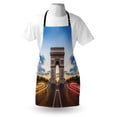 thumbnail image 3 of European Apron Paris Famous Champs Elysees Avenue Historical Monument French Culture Panorama, Unisex Kitchen Bib Apron with Adjustable Neck for Cooking Baking Gardening, Multicolor, by Ambesonne, 3 of 3