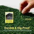 thumbnail image 2 of Dog Grass Pad with Tray, 20x25 Inch Artificial Turf Puppy Potty Pad, Indoor Outdoor Dog Toilet with Pull-Out Drawer & Free Garbage Bags, Dogg Litter Box for Potty Training, 2 of 8